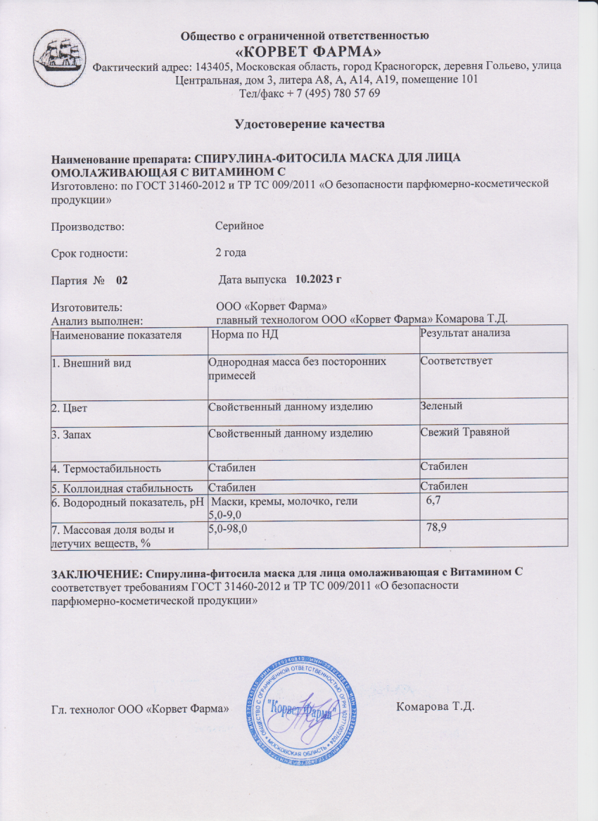 Паспорт №10202302